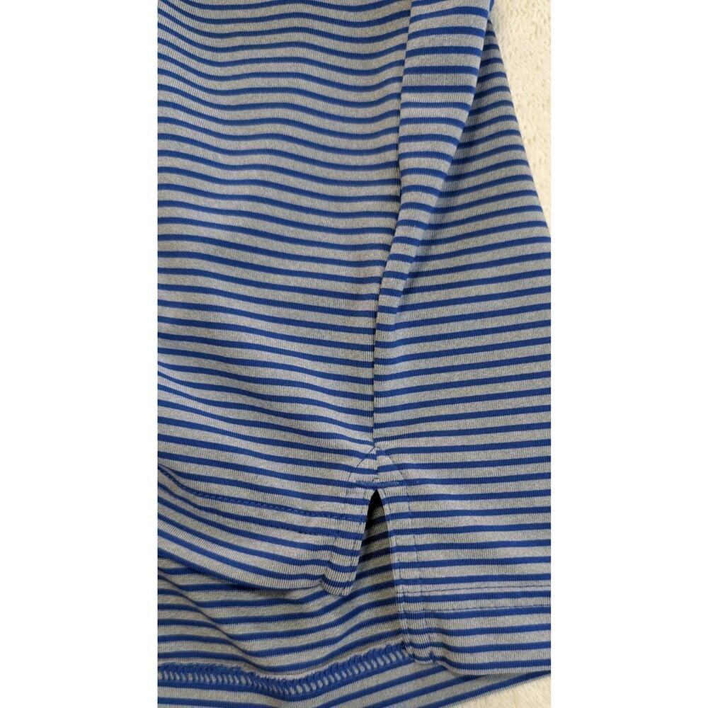 Under Armour Performance HeatGear Polo Shirt Mens XXL Blue/Gray Stripe Golf - Picture 6 of 9